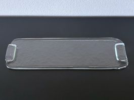 Glasi Hergiswil grosse Keksplatte, Servierplatte 46 cm