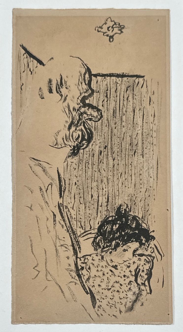 Dipinti: Pierre Bonnard Tuschfederzeichnung – Usato da Horgen venduto da eli_9xdn 1