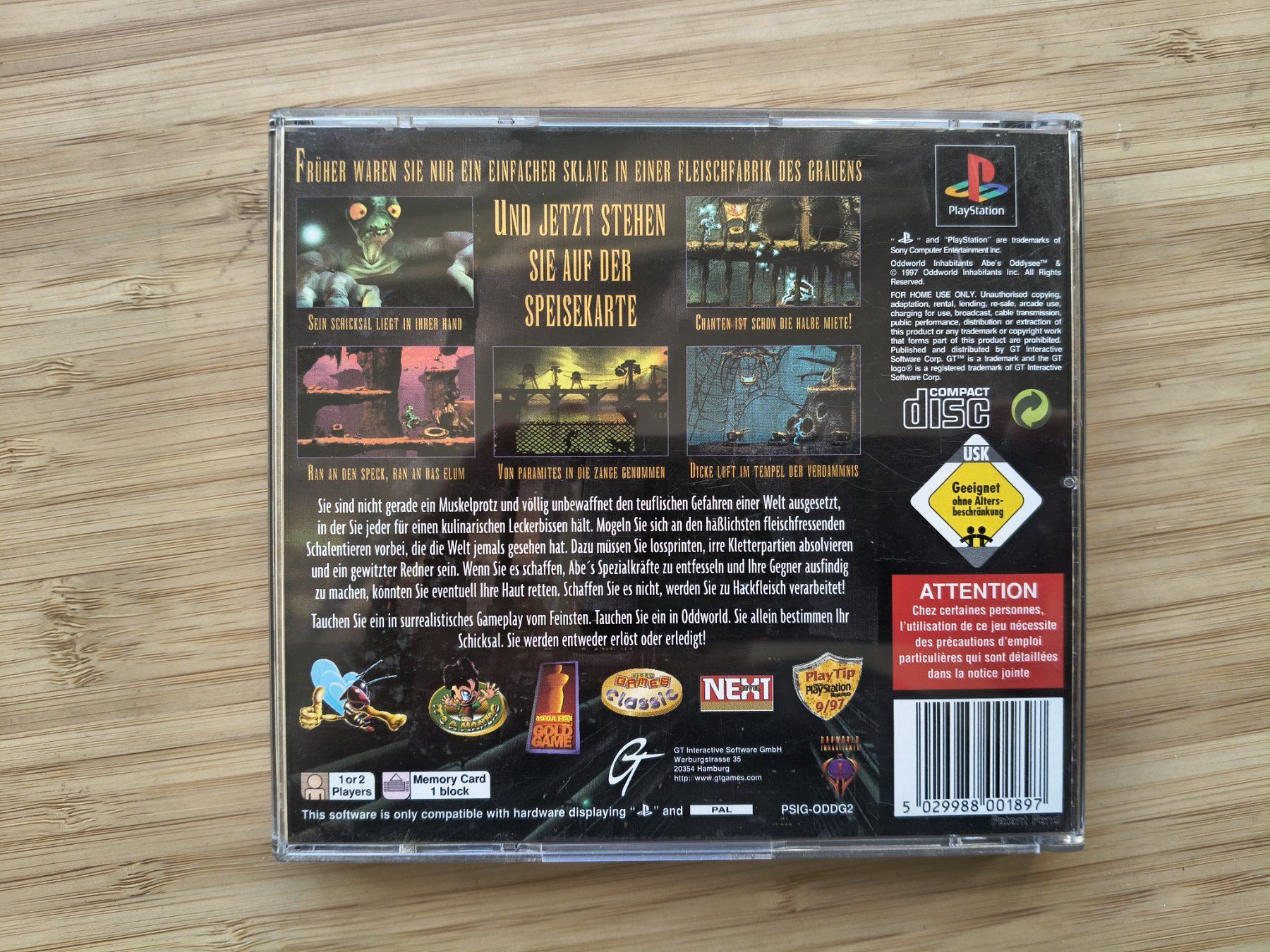 Giochi: Oddworld: Abe's Oddysee (PS 1) – Usato da Riedholz venduto da ste_96cd 1