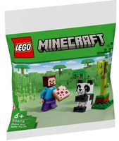 Lego Minecraft 30672 Steve mit Baby-Panda