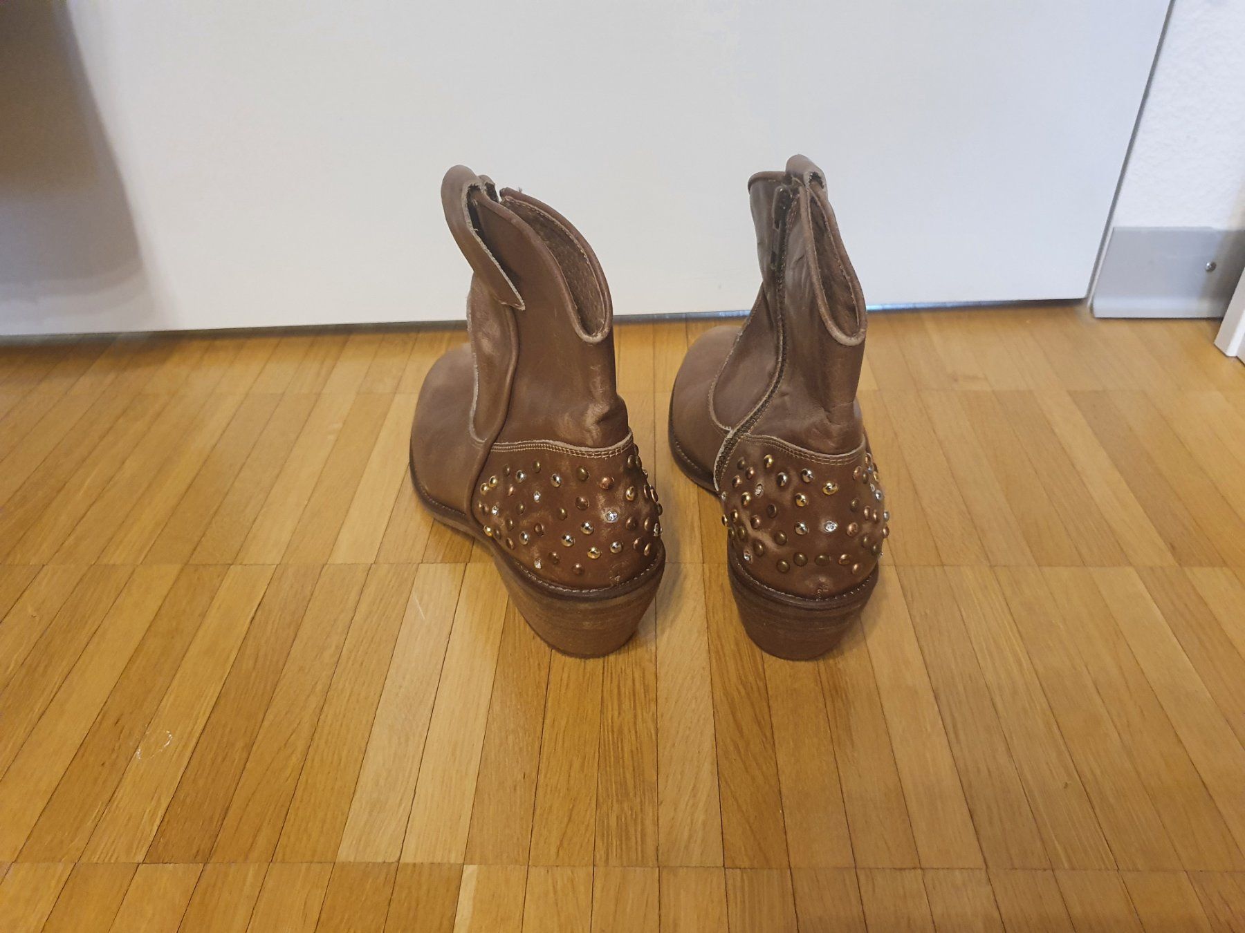 Roberto Santi Scarpe da donna: Braune Echt Leder Stiefellette – Usato da Laufenburg venduto da may_r2st 2