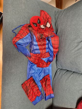 Spiderman Kostüm Kinder Grösse 6-7J