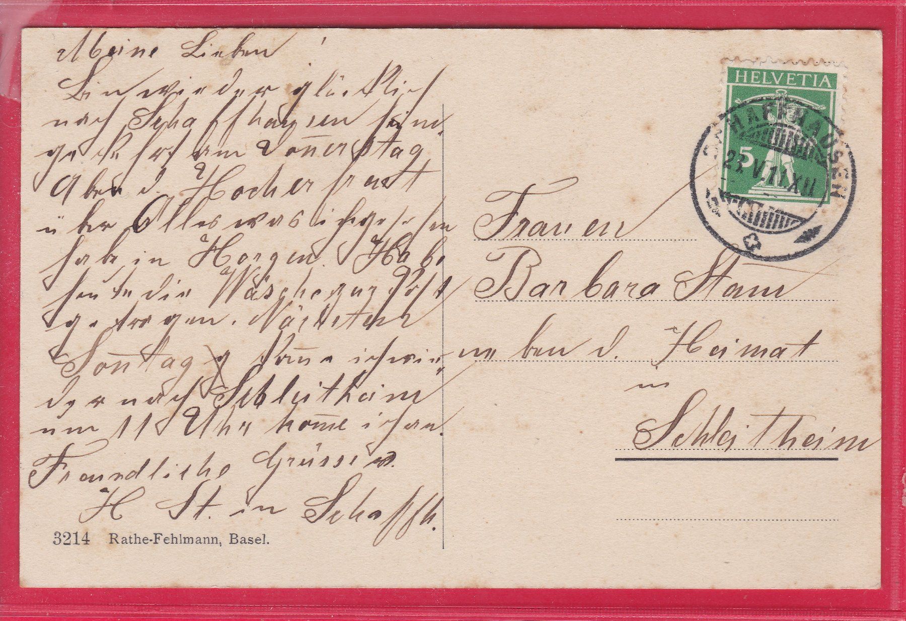 Cartoline postali: ZÜRICH, STADTHAUSQUAI, 23.5.1911 – Usato da Oberrieden venduto da Gebirgsstelze 1