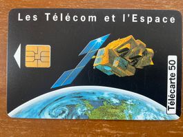 Telefonkarte Frankreich, Les Télécom et l’ Espace