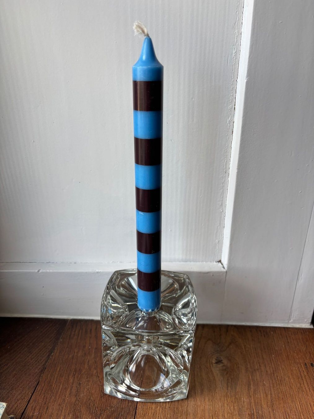 Portacandele: Vintage Eiswürfel Glas Kerzenständer, – Usato da Horgen venduto da uge_pd5p