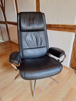 Ein Stressless Sessel Leder, schwarz, wenig gebraucht.