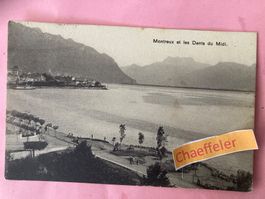 1942 Montreux et le Dents du Midi.