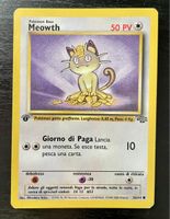 Meowth / Mauzi Pokemon Karte, Jungle (56/64, 1999)