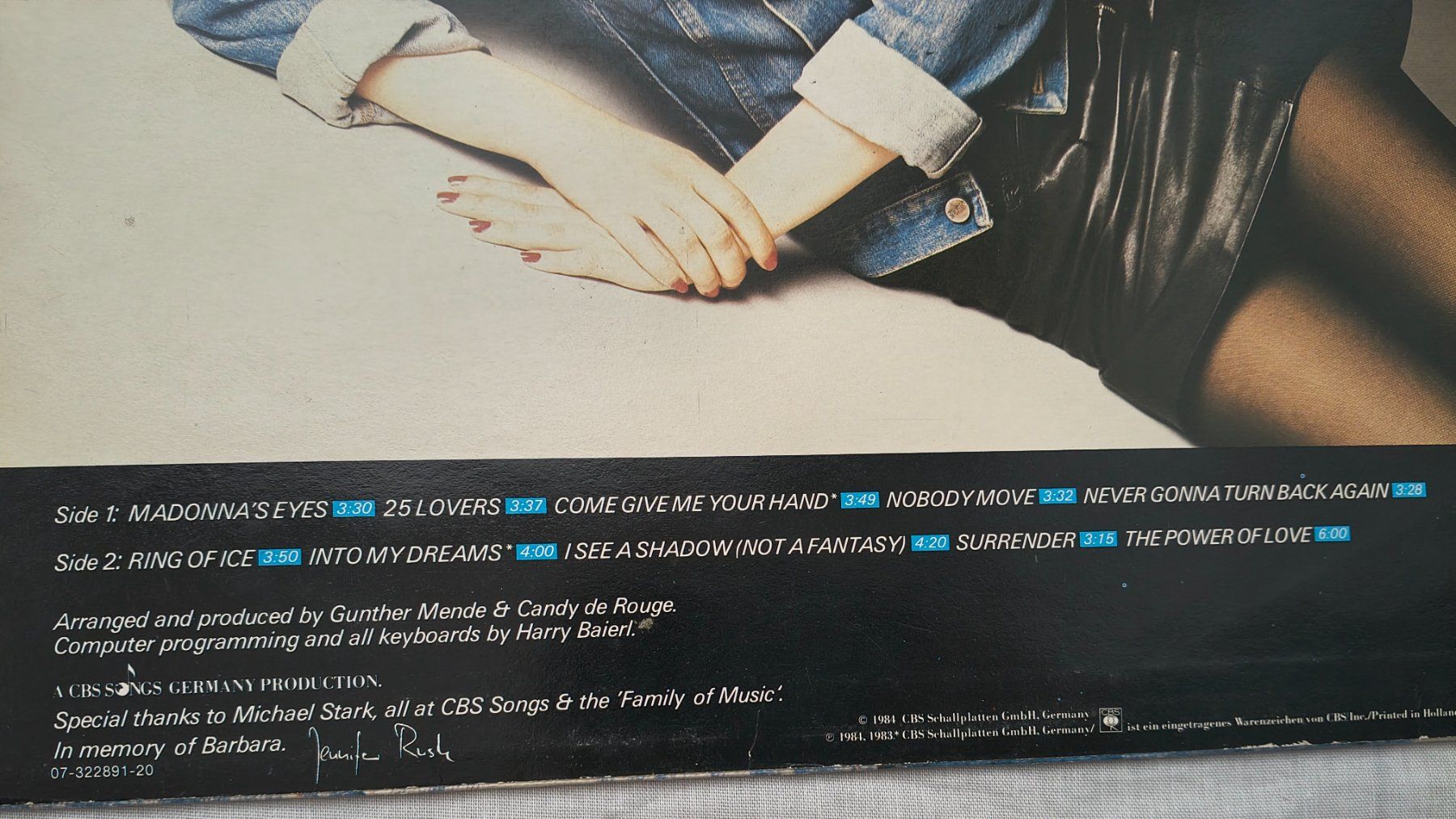 Dischi in vinile: LP "Jennifer Rush" – Usato da Binningen venduto da mar_2jlr 3