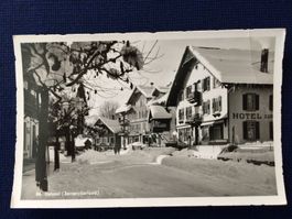 AK Gstaad Berneroberland Bern Hotel Häuser Strassen