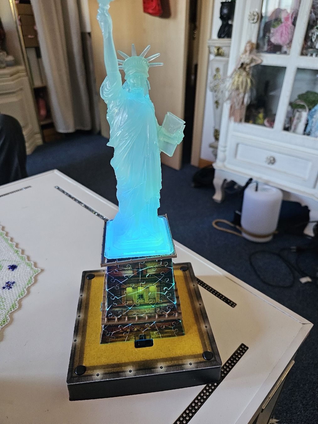 Ravensburger Puzzle: 3D Puzzle Freiheitsstatue mit LED Beleuchtung – Usato da Egerkingen venduto da sirod05 2