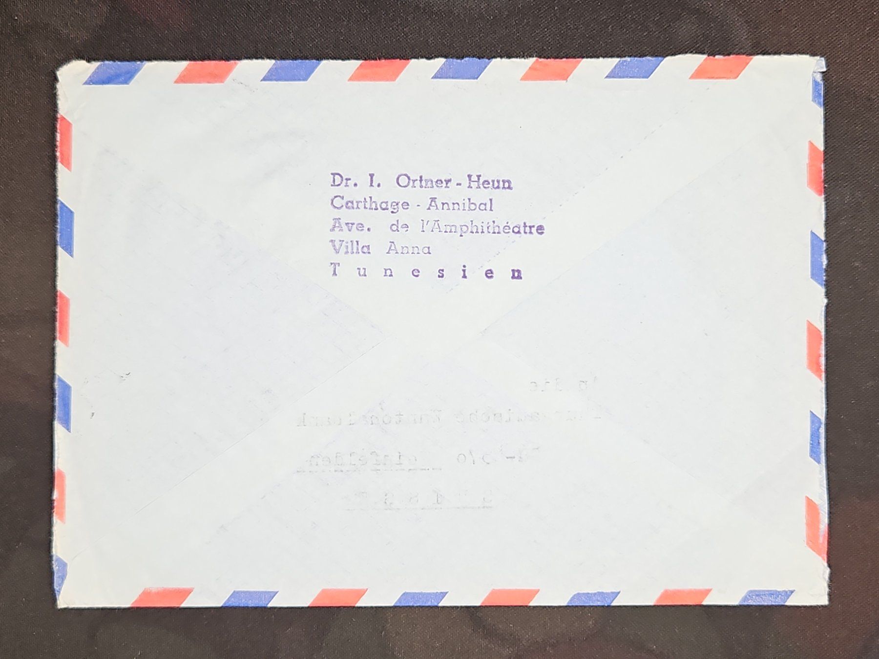 Tutti i francobolli: CL25 Enveloppe + Timbre Tunisie 1969 – Usato da Cousset venduto da Patrick_Collections 1