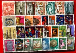 Bundesfeier - Pro Patria Briefmarken  gestempelt
