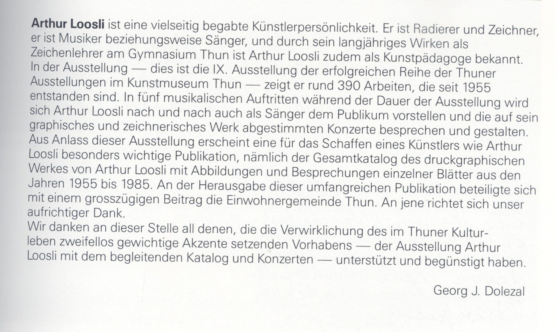 Bücher: Arthur LOOSLI : Graphisches Werk 1955-1985 – Neu (gemäss Beschreibung) aus Biel/Bienne von 07helios032 1
