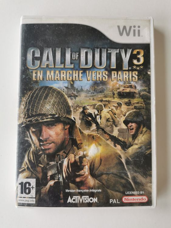 Wii - Call of Duty COD 3 en marche vers paris (Gebraucht) in Lenzburg ...