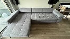 Sofa Coach L-Form inkl. Bettfunktion und Stauraum