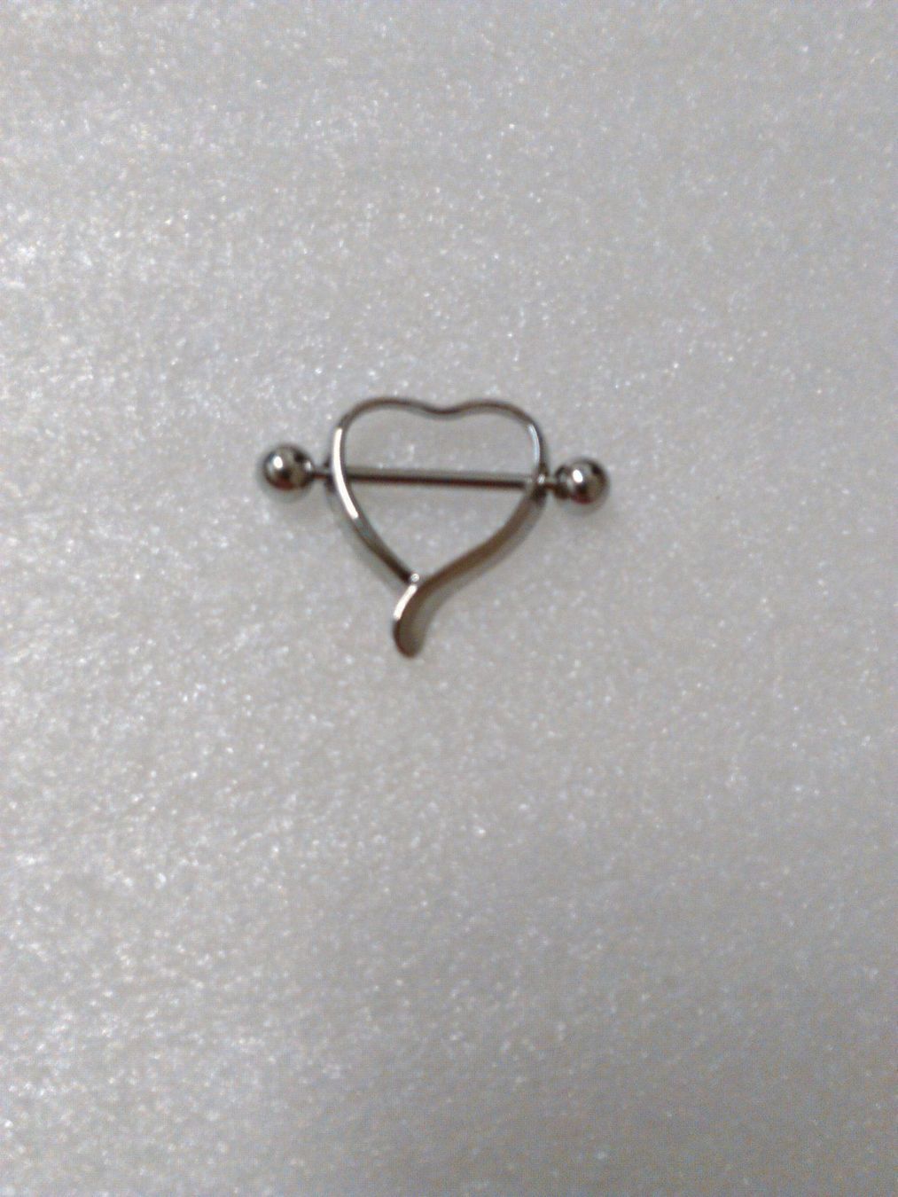 Bijoux piercing: EDELSTHAL BRUSTPIERCING;SILBER FARBE – Neuf (Voir description) à Basel par bijoutrie_4 5