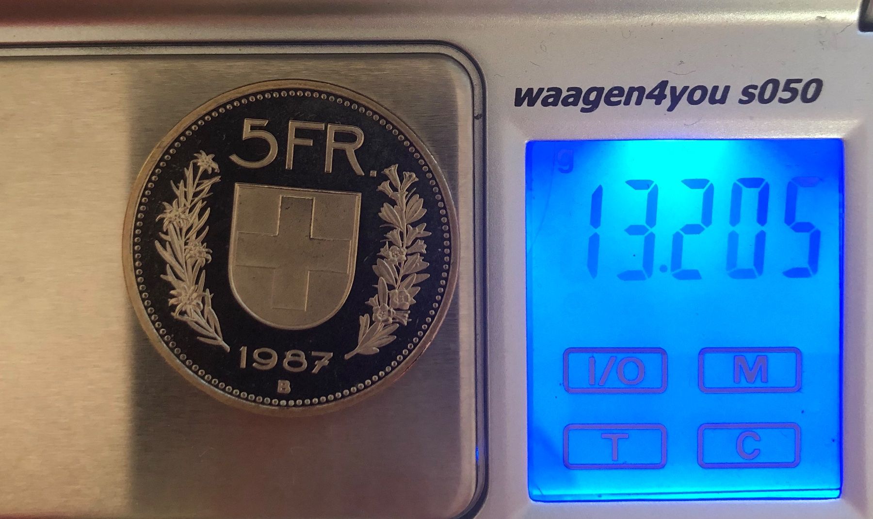 Tutti le monete: 5 FRS 1987 STGL/FDC ! – Nuovo (secondo la descrizione) da Courgenay venduto da Kolfree 2