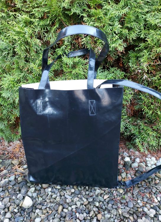 Freitag Maurice F261 Tote Bag S / black and white/ MEGA TOP