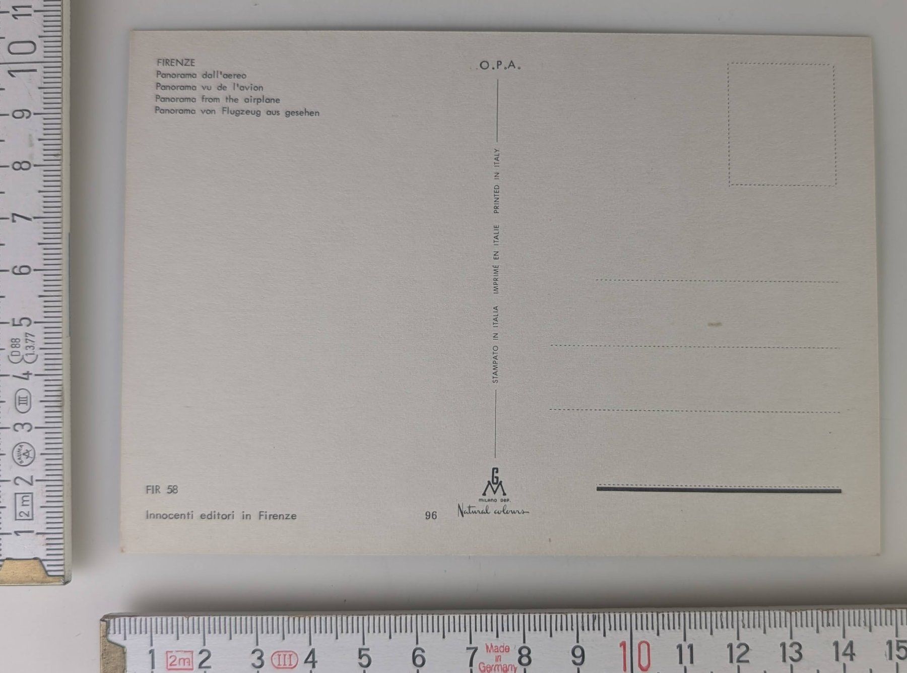 Ansichtskarten: Originale, alte Ansichtskarte von Florenz, ungebraucht – Neu (gemäss Beschreibung) aus Zürich von 1.Simon 1