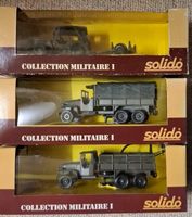3 Militärfahrzeuge (Lkw/Jeep von SOLIDO (Originalverpackung)
