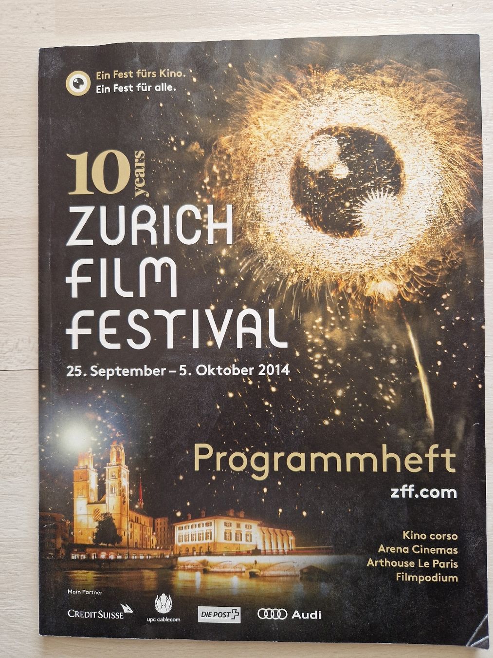 Dokumente: Zurich Film Festival Programmheft 2014 – Gebraucht aus Lyss von pksuny