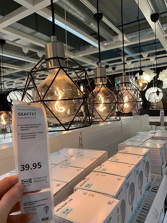 Lampadari & plafoniere: Lampe IKEA Skaftet x Brunsta x Molnart – Nuovo e nell'imballaggio originale da Zürich venduto da jul_hx7m 4