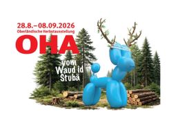 2 Tickets für OHA Oberländische Herbstausstellung 28.8.-8.9.