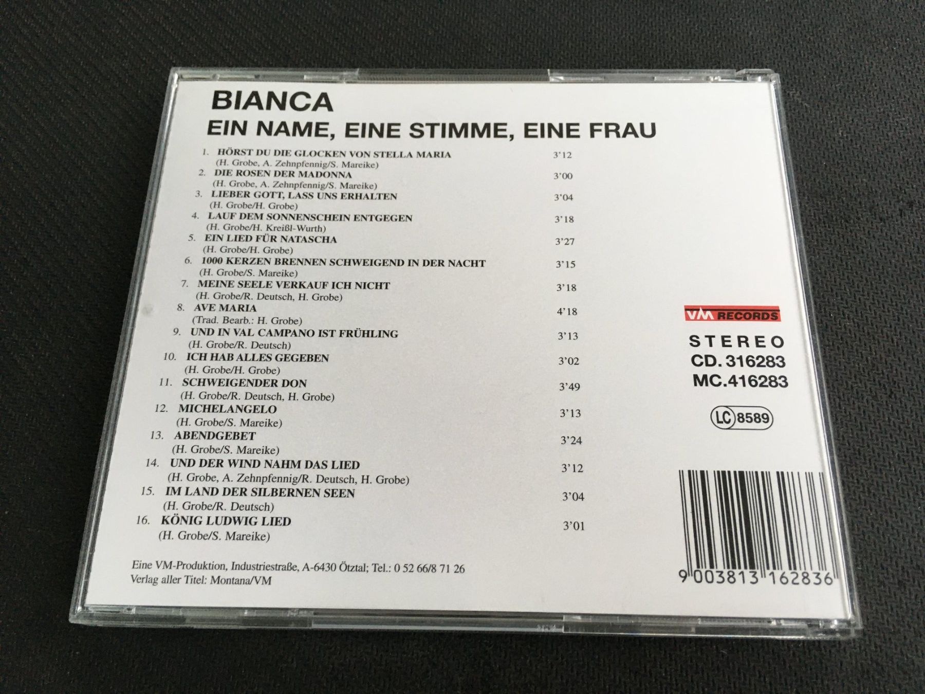 CD: Bianca - Ein Name eine Stimme eine Frau -CD- – Usato da St.Gallen venduto da MedienJoe 2