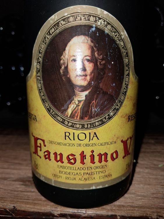 Faustino Rioja Reserva V 1995 (Neuf avec emballage d'origine) à Le ...