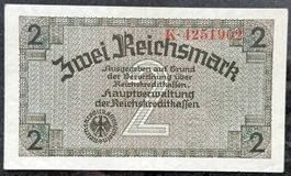2 Reichsmark Geldschein 1920er Jahre - Top Zustand!