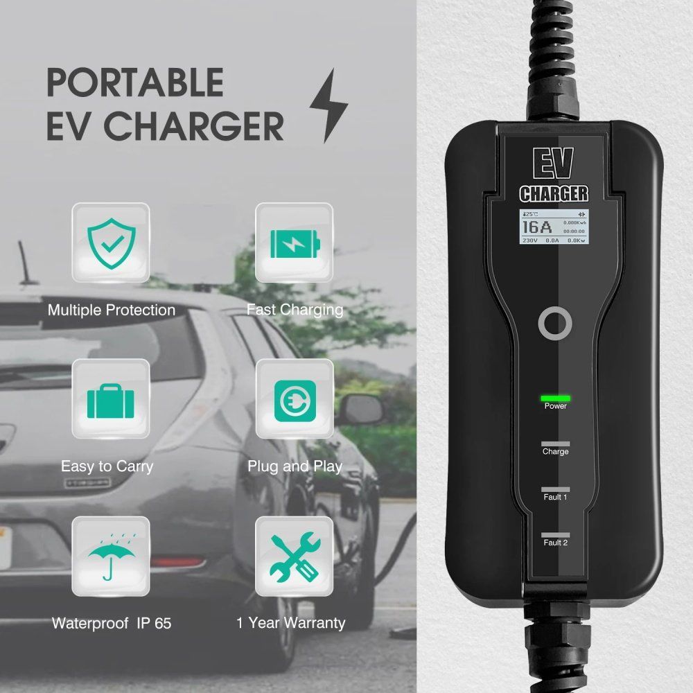 Caricabatterie: E-Auto Tragbare EV-Ladekabel 16A J1772 Typ 1 – Nuovo e nell'imballaggio originale da Malans GR venduto da BUYBEST-Schweiz 4
