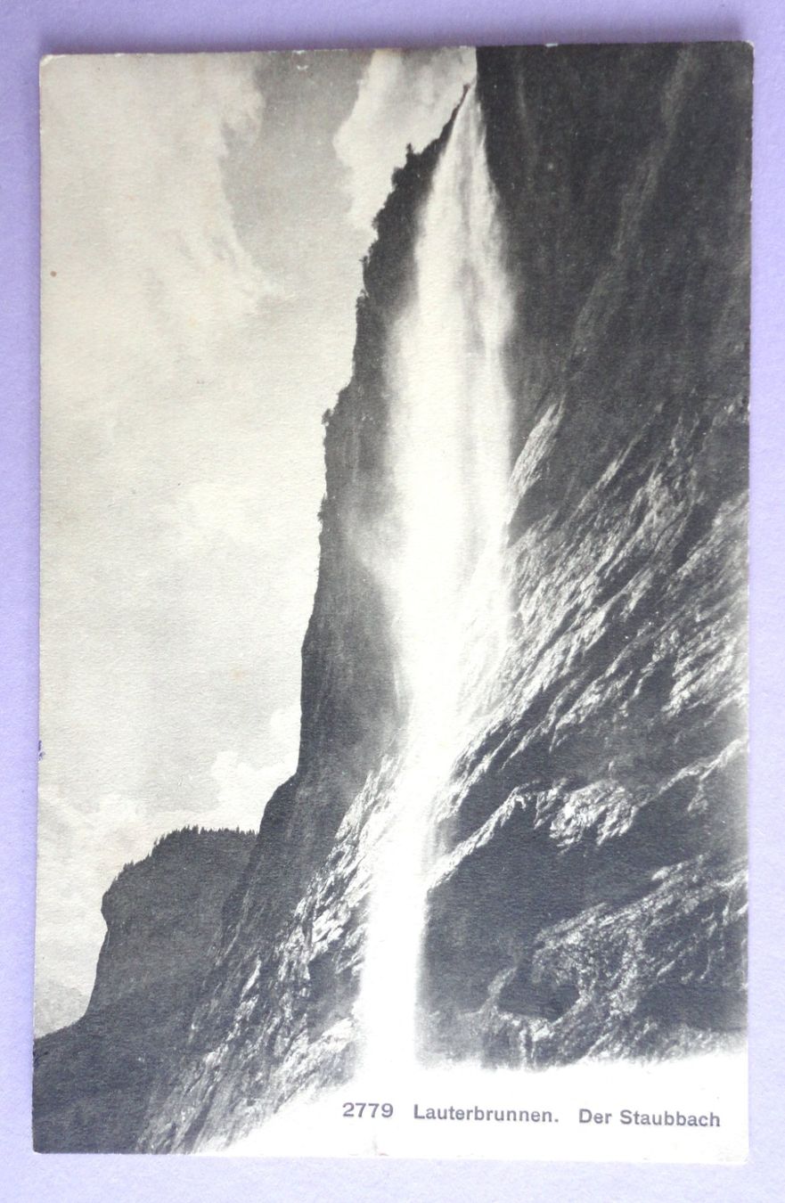 Cartoline postali: Lauterbrunnen - Der Staubbach – Usato da Fétigny venduto da Billy2miny