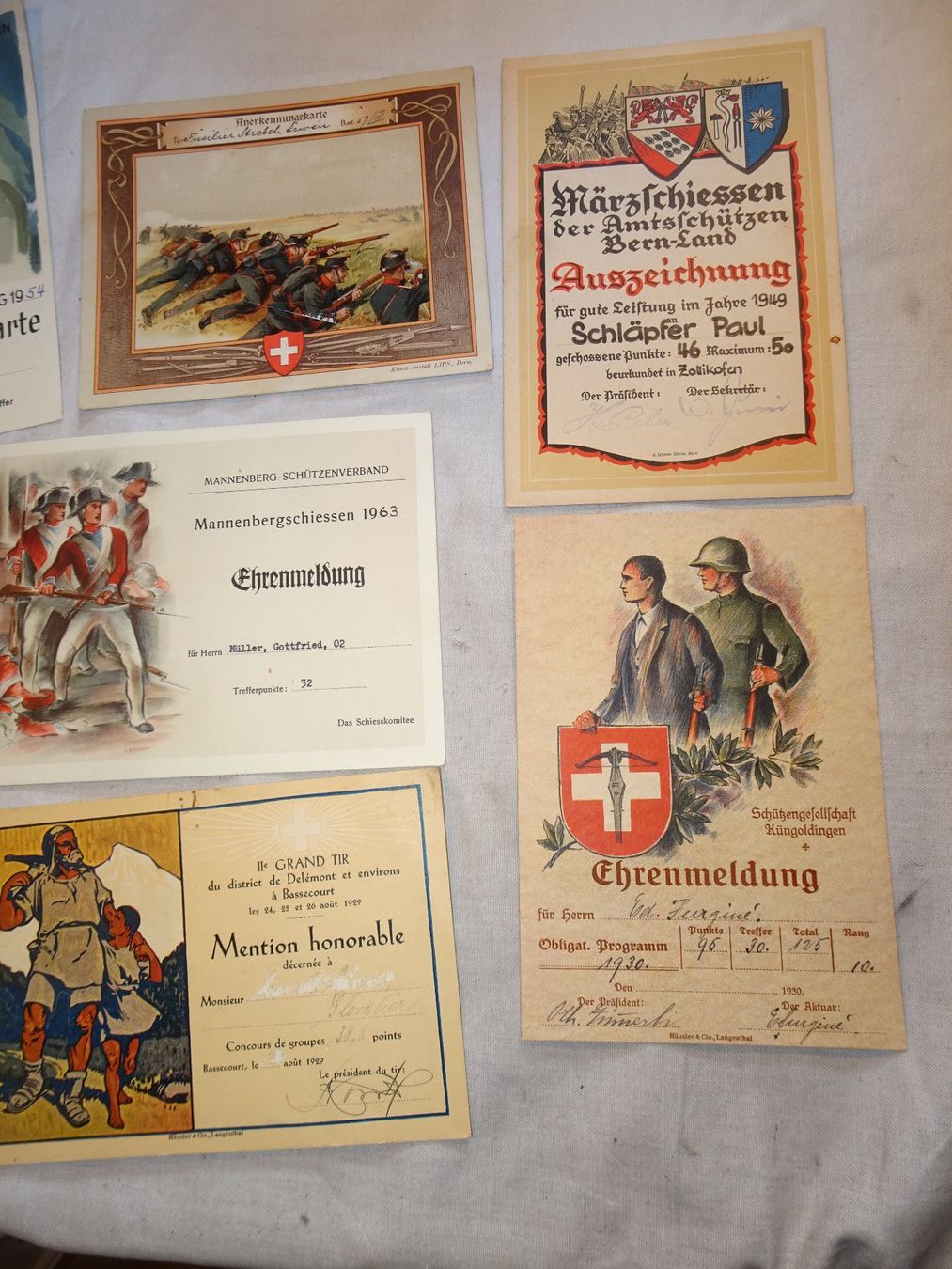 Cartoline postali: Schützen Ehrenmeldungen – Usato da Bichwil venduto da Silbereule9 2