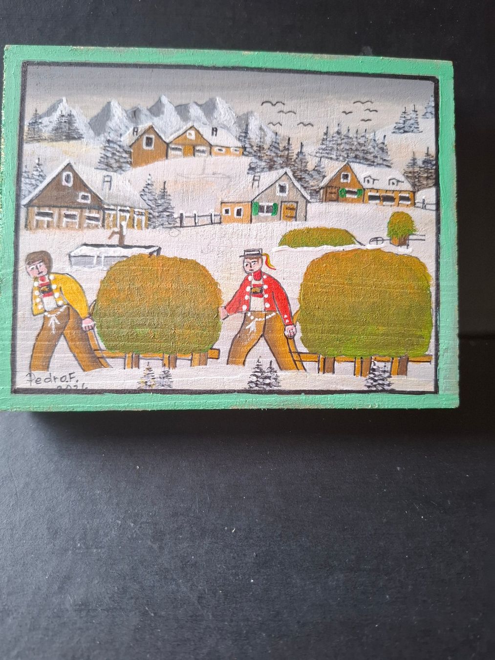 Dipinti: Wunderschöne Winter Mini Bild * 70 – Usato da Zürich venduto da Soragno50