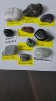 10er Set Trommelsteine mit Stromatolith und Hilutit: Set 18