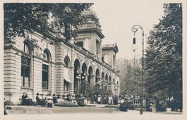Baden Kursaal Fotokarte + 1927