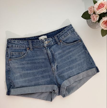 Damen Jeansshorts H&M blau Grösse 42 guter Zustand