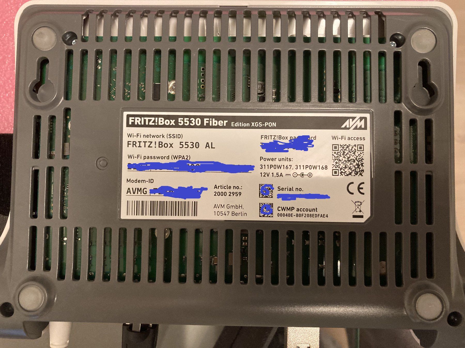 Fritz Modems & Router: Fritz!box 5530 Fiber XGS-PON – Gebraucht aus Dielsdorf von Textron 4