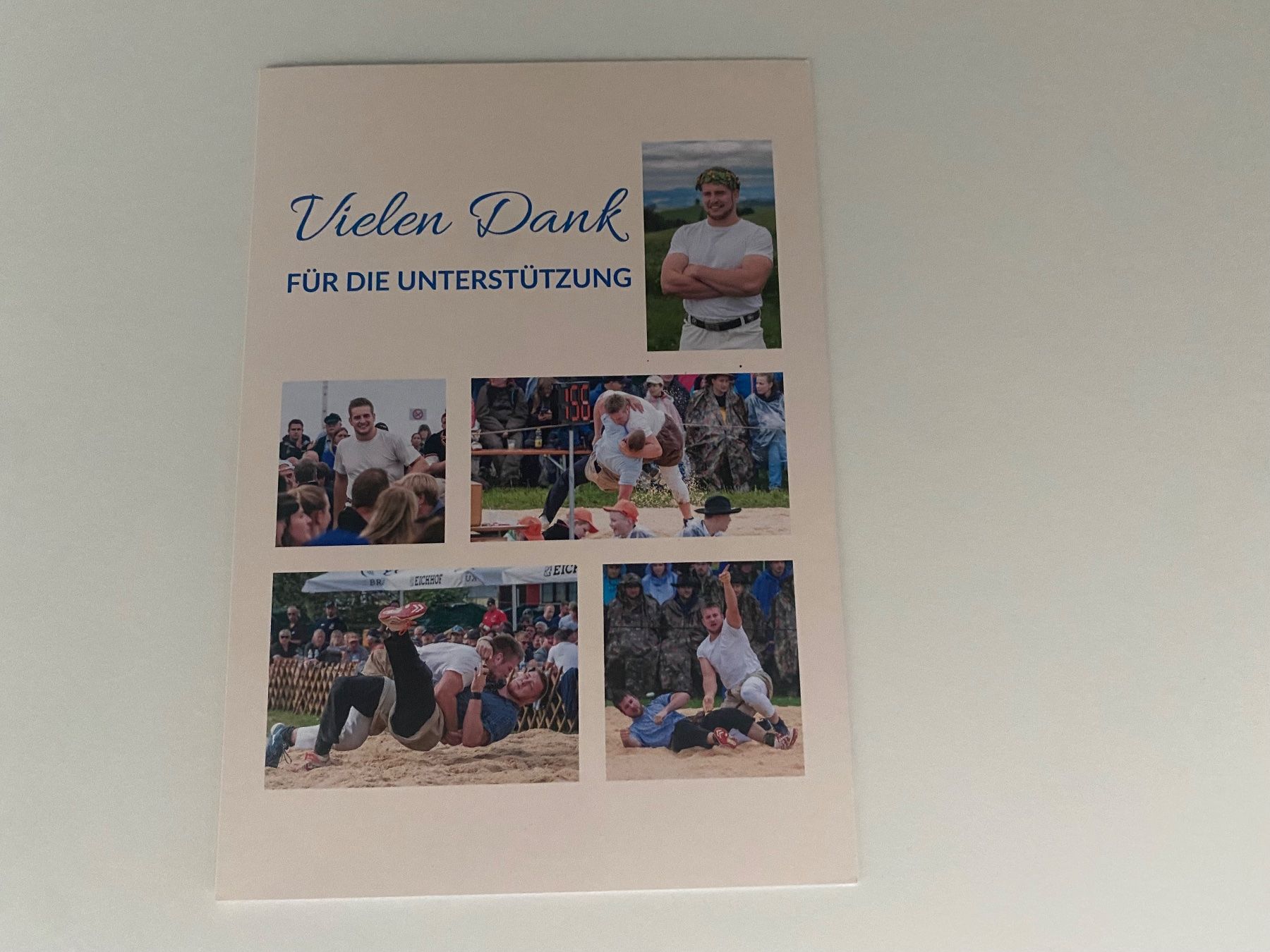 Autografi: Samuel Schwyzer Autogrammkarte - Schwingen – Usato da Hergiswil LU venduto da FcMalkov