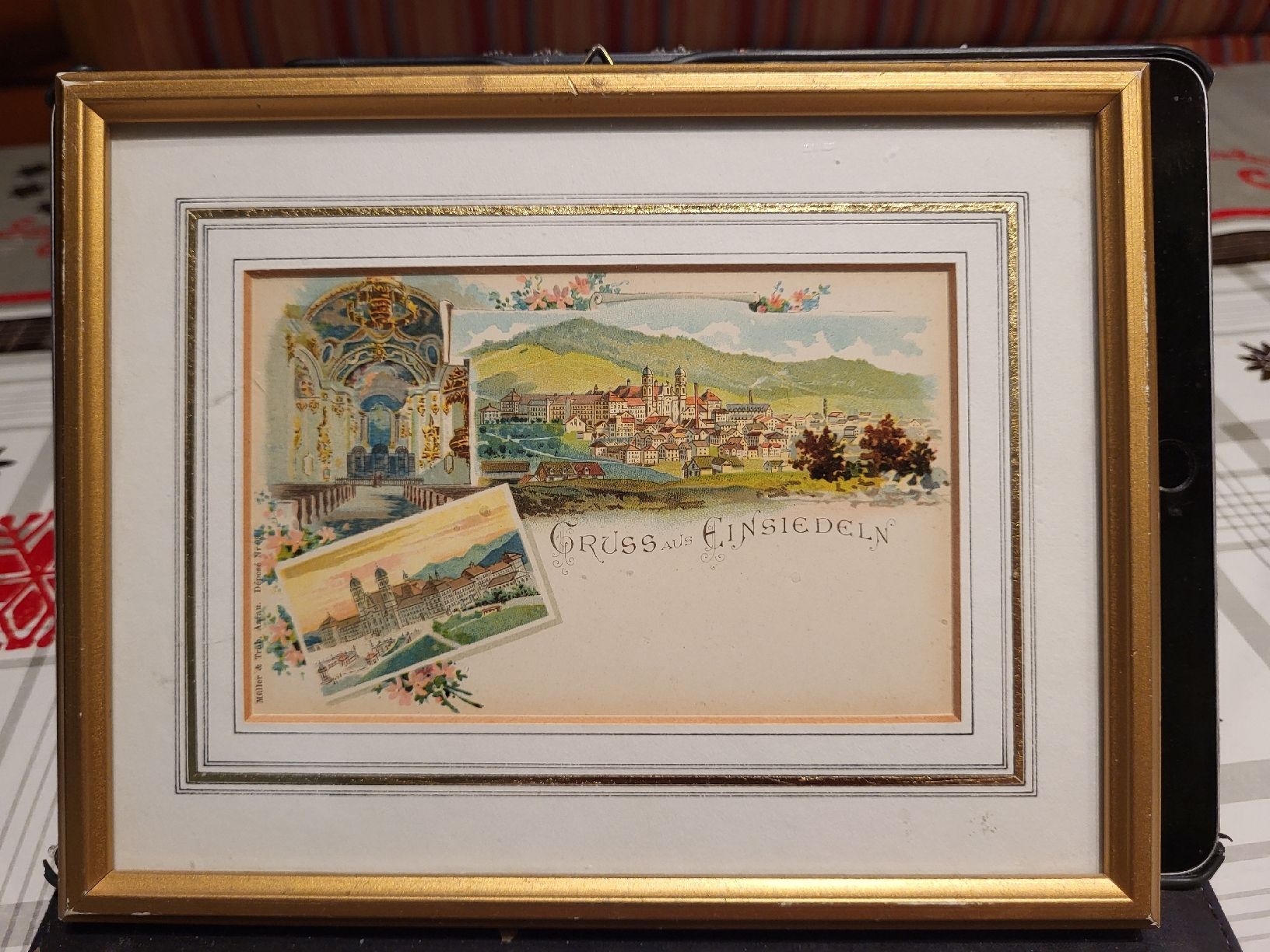 Ansichtskarten: Ansichtskarte Kloster Einsiedeln – Gebraucht aus Buttikon SZ von sefa02