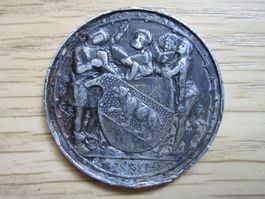 Antike Medaille 1888