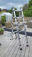 Alu Teleskopleiter Mehrzweckleiter – ausziehbar, klappbar &