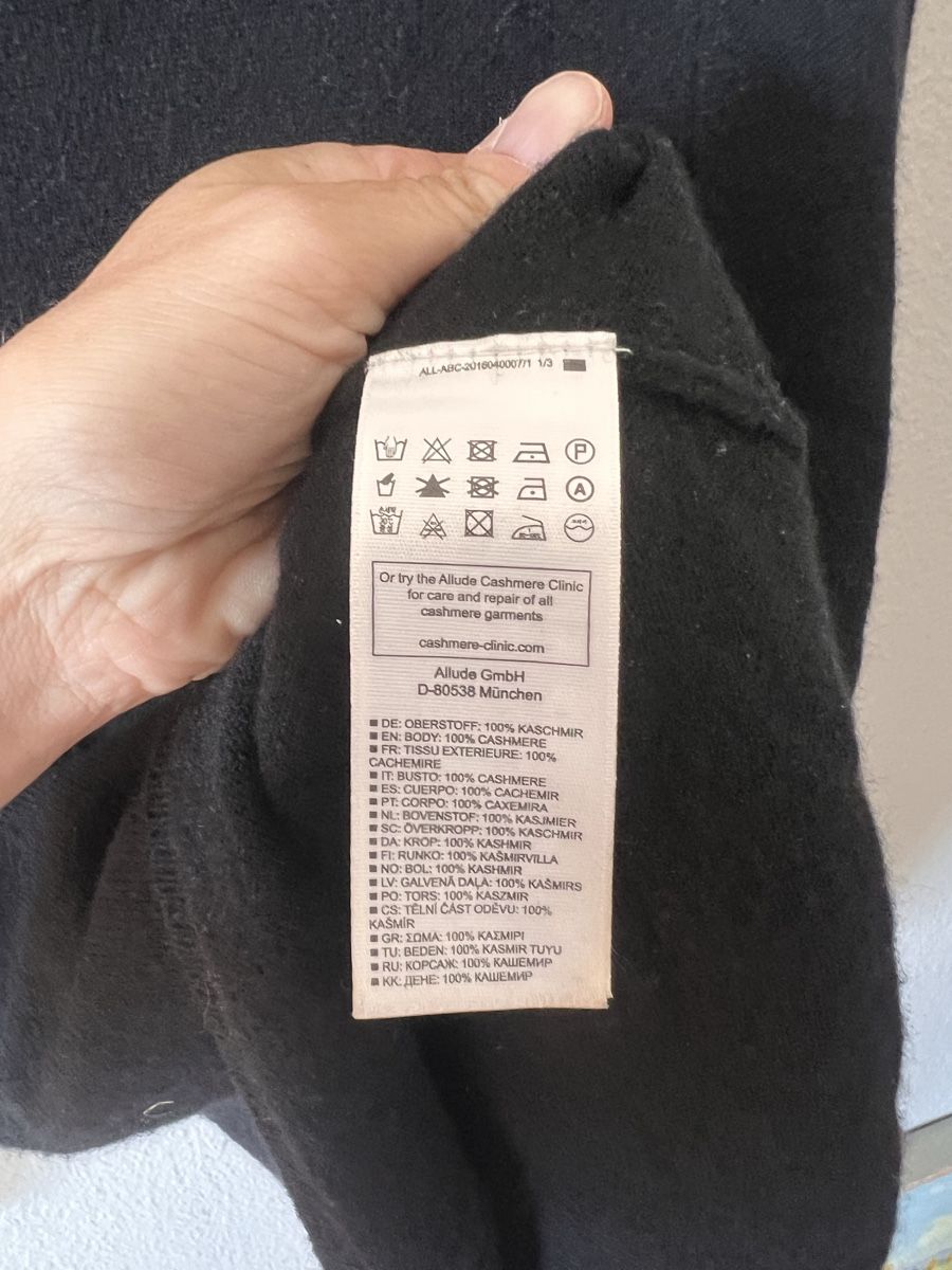 Allude Maglioni & Felpe: Rollkragenpullover Allude, Gr. S, Kaschmir, schwarz  – Usato da Solothurn venduto da Brini06 2
