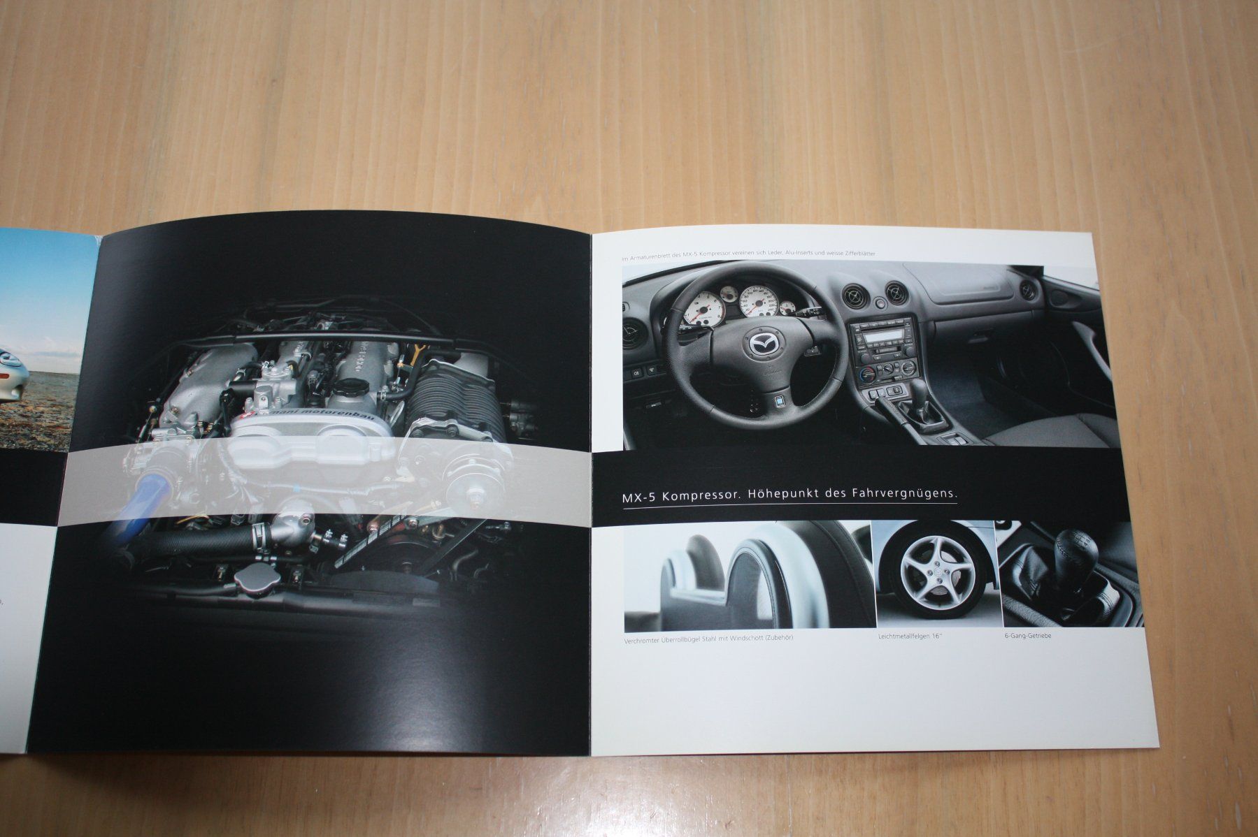 Mazda Documents: Mazda MX-5 Kompressor CH-Prospekt 2003 – D'occasion à Wikon par erwin400 2