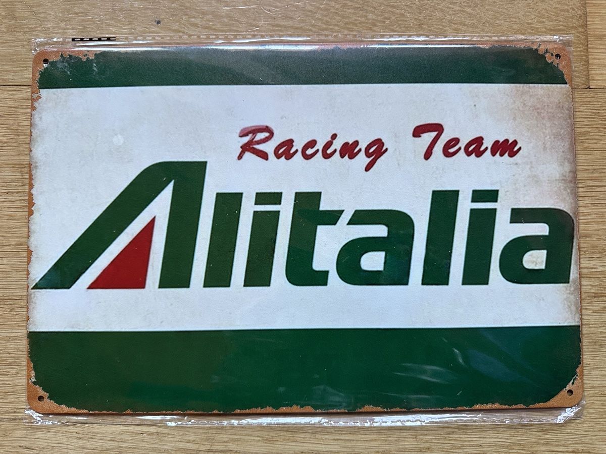 Schilder: Alitalia racing team fiat – Neu (gemäss Beschreibung) aus Reinach AG von rares75