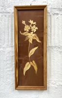 Vintage Wandbild - Furnier - Holzmosaik