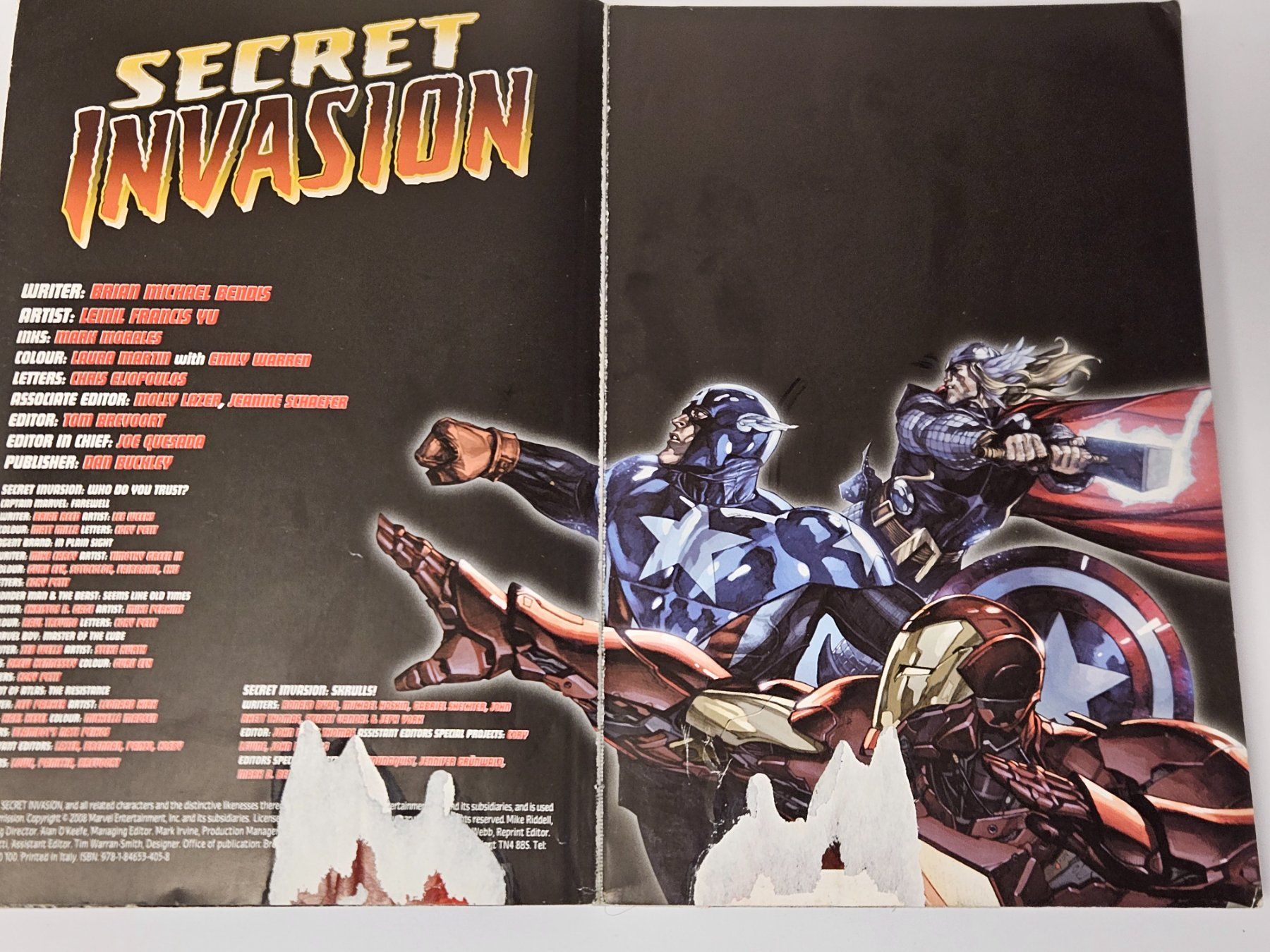 Libri: MARVEL Secret Invasion  / #WT18 – Usato da Oberdorf BL venduto da BaldenEagle 1