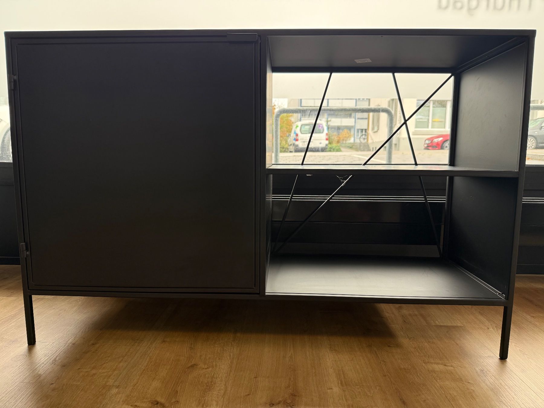 Maisons du monde Cassettiere: Sideboard/Kommode aus schwarzem Metall – Usato da Kreuzlingen venduto da inf_scj6 2