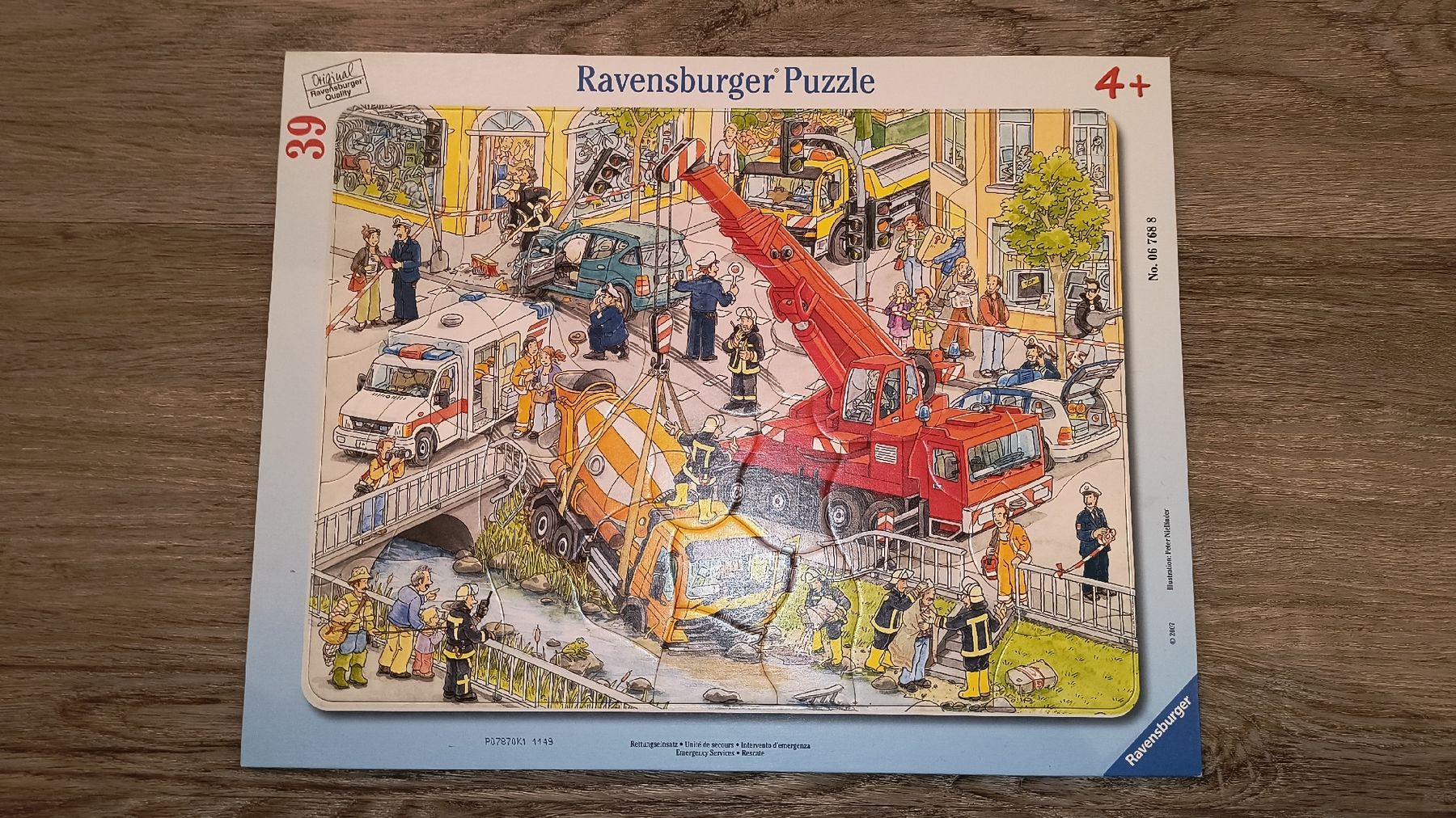 Ravensburger Puzzle: Ravensburger Puzzle Set - Bauernhof, Polizei, Baustelle, 4+ – Usato da Neuenkirch venduto da ele99 3